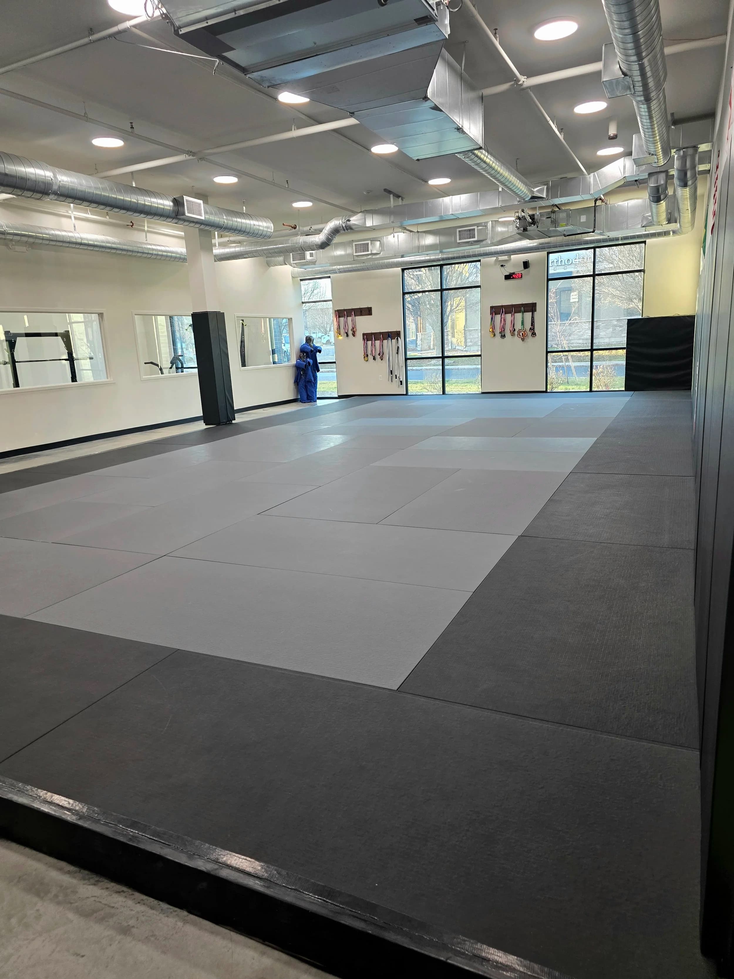 Mat room at the academy